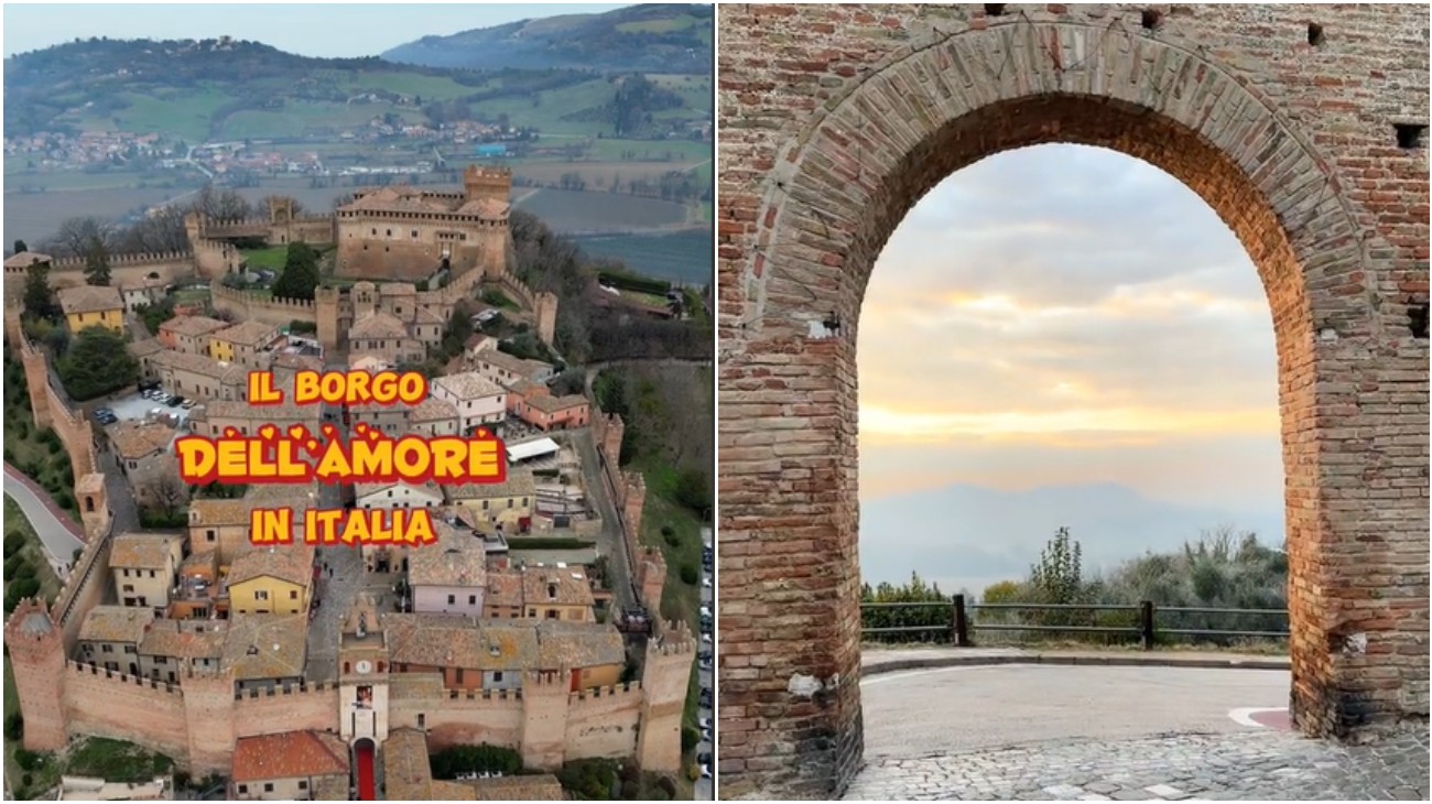 Marche, il borgo dell'amore circondato dalla natura: il panorama è una meraviglia