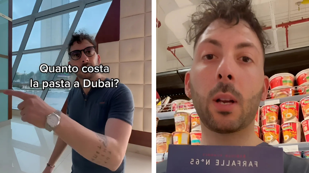 Compra un pacco di pasta italiana a Dubai poi scopre il prezzo