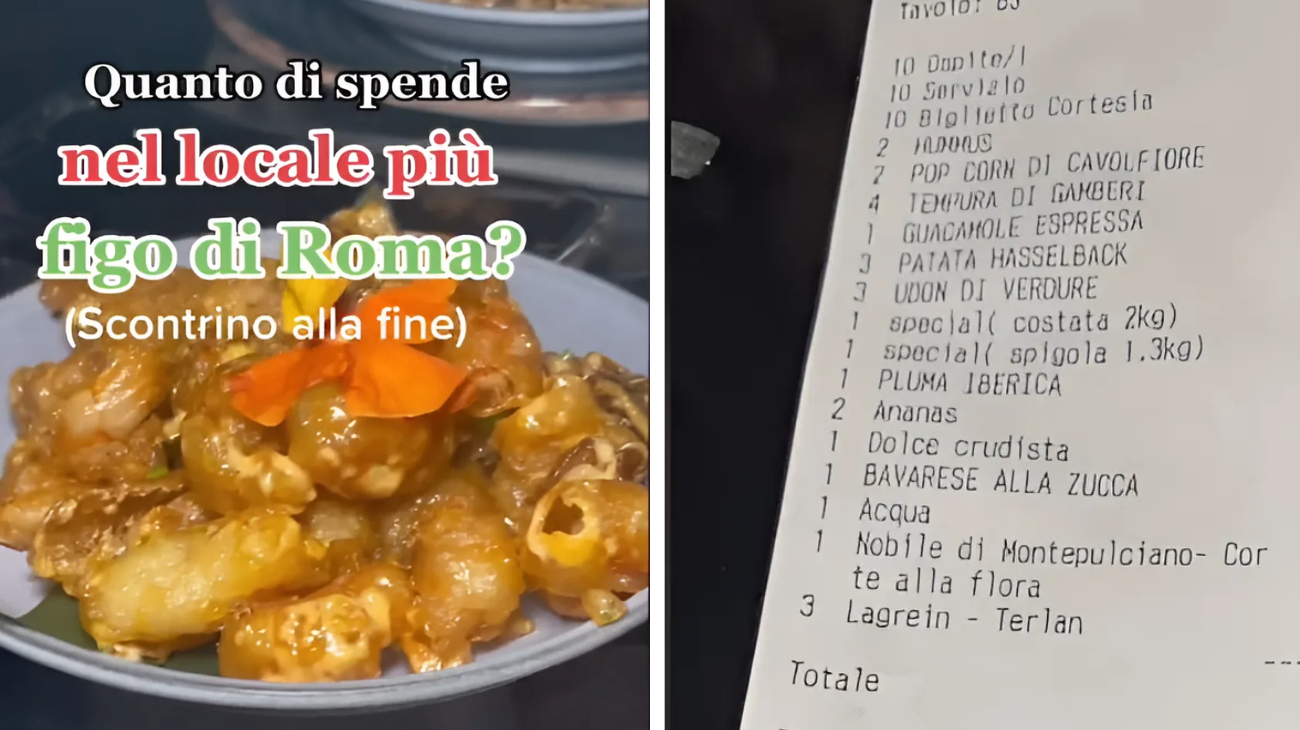 roma scontrino ristorante