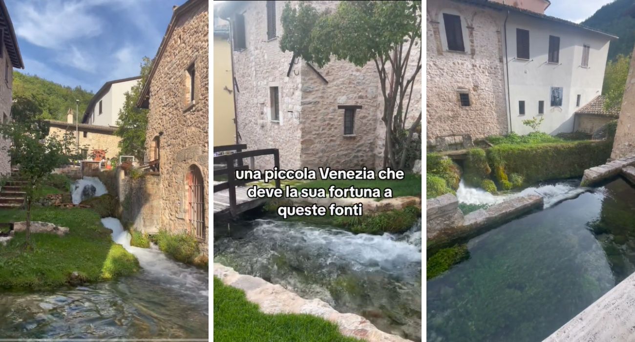 Umbria, il borgo attraversato da sorgenti e fonti naturali: da visitare in primavera