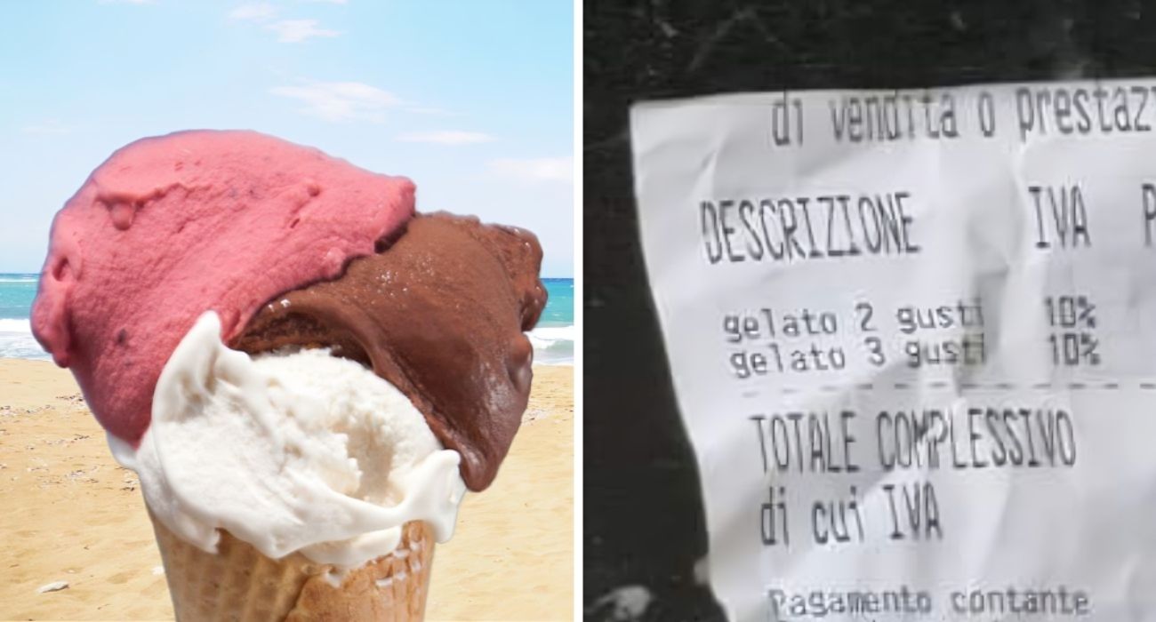 Sardegna, mostra lo scontrino della gelateria a Oristano: "Quanto ho pagato un semplice cono con 3 gusti"