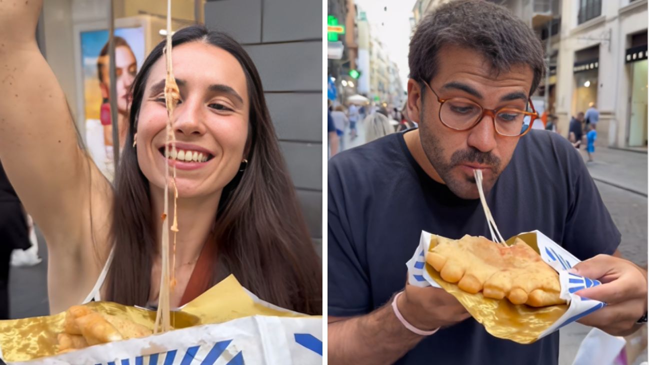 Assaggia per la prima volta la pizza fritta a Napoli: la sua reazione fa  immediatamente il giro dei social