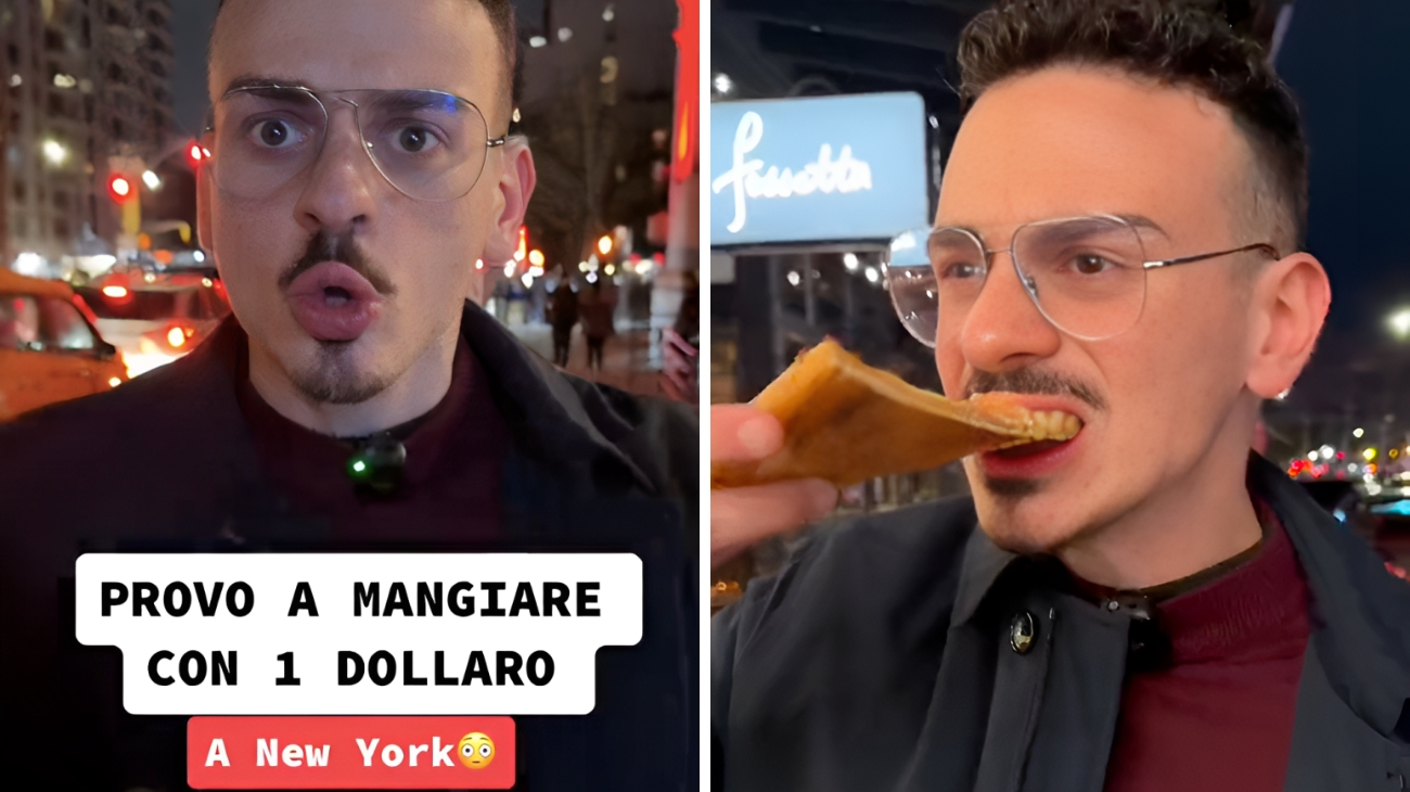 È possibile mangiare a New York con 1 dollaro? Un influencer ha fatto la prova