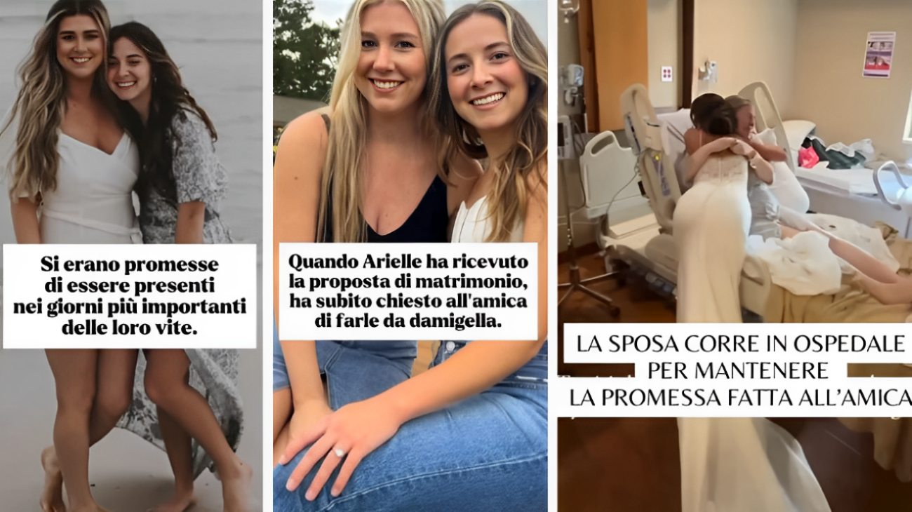 Storia commovente su una sposina