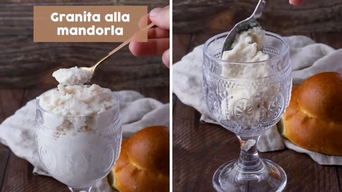 granita alle mandorle